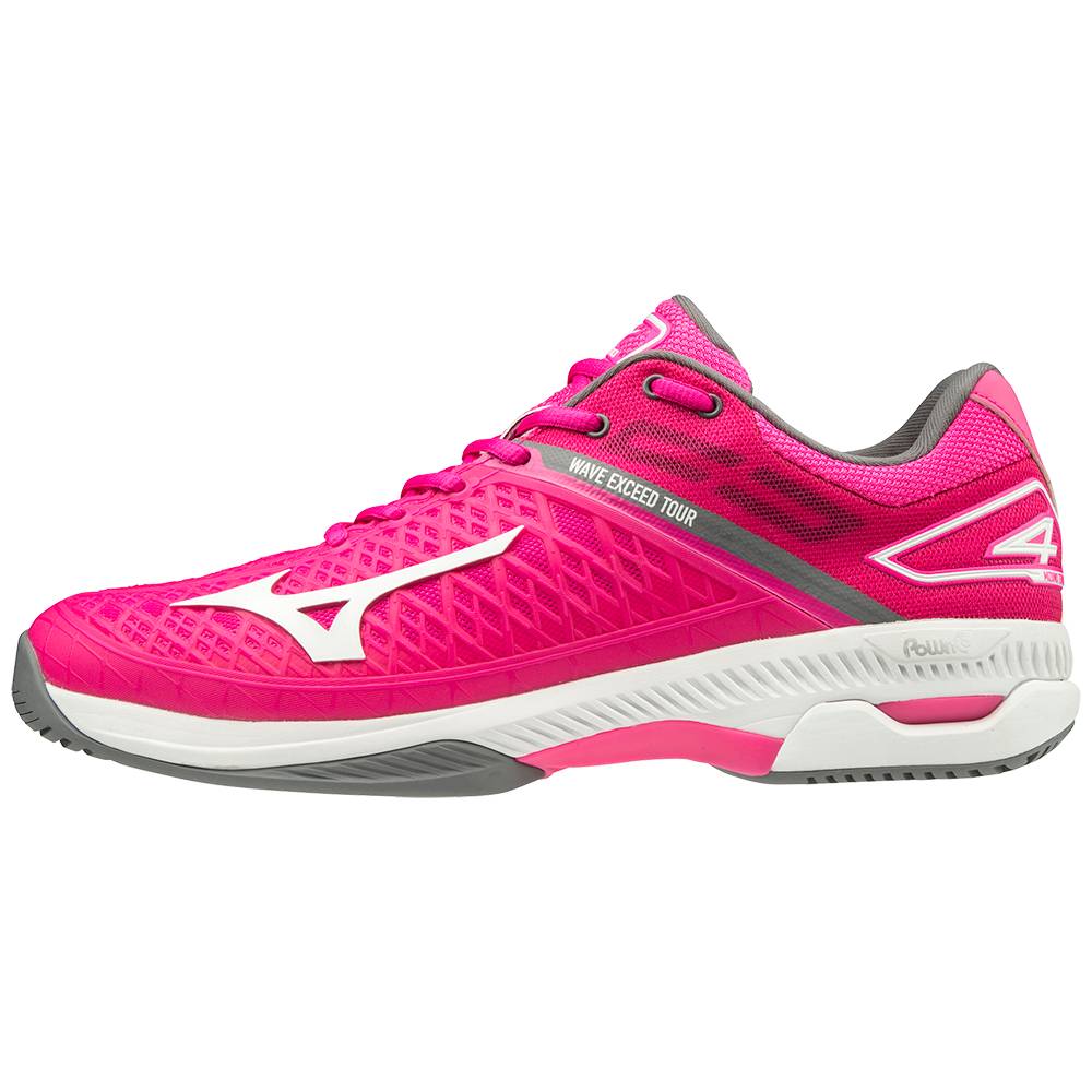 Zapatillas Tenis Mizuno Wave Exceed Tour 4 AC Mujer Rosas/Blancas Comprar IOKM-64950